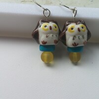 Handmade Owl Earring