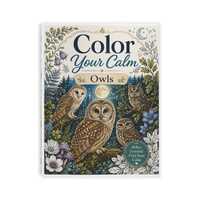 Owl Adult Coloring Book, Majestic Woodland Scenes, Relaxing Nature Art (8.5" x 11")