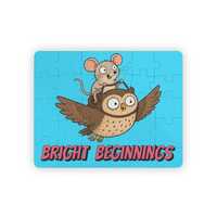 Mouse Riding Owl Bright Beginnings Puzzle