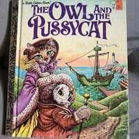 Vintage 1982 The Owl and the Pussycat / Little Golden Book / Hardcover Book