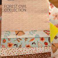 Retired Annies Creative Quilters Fabric Club Forest Owl Collection by Clothworks -  Kit for 3 pothol