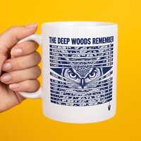 Owl Mug, Birdwatcher Gift, Forest Lover Gift, Woodland Coffee Cup, Nature Lover Mug, Dark Academia C