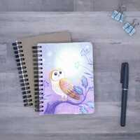 Moonlit Barn Owl Journal