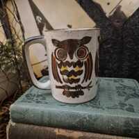 Vintage Otagiri Owl Mug Japan Stoneware Owl Coffee Cup