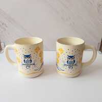 Vintage Girl Guides of Canada Brownies Owl Mugs by Creemore China & Glass