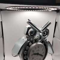 Reloj buho metal