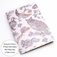 Travelers Notebook Insert with Owls and Squirrels