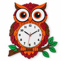 owl wall clock