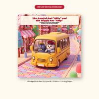The Careful Owl 'Ollie' & Wiggly Cat 'Chip' Picture Book (Digital Download), + C