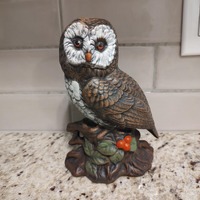 Vintage Ceramic Owl Figurine