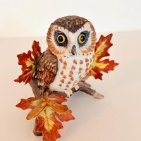 Lenox “Saw-Whet Owl” Figurine- Fall Home Decor