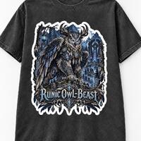 Runic Owl-Beast PNG &ndash; Fantasy Creature Digital Download
