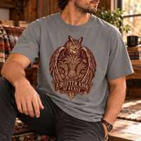 Comfort Colors Owl Shirt, Unisex Vintage Owl Tee, Fall Harvest Tee, Nature Lover Gift