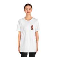 Owl T-Shirt | Ancient Mexican Clay Stamp Pocket Print | Pre-Columbian Tecolote Tee, Unisex Bella Can