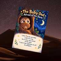 Baby Owl Bedtime Story PDF, Fear of the Dark Story for Kids, Printable Children&rsquo;s Book