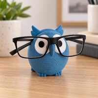 Owl Eyeglass Holder, Cute Glasses Stand, 3D Printed Owl Eyewear Holder, Funny Desk Organizer, Readin