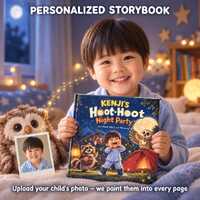 Personalized Owl Storybook – Your Child's Hoot-Hoot Night Party (Photo Book)