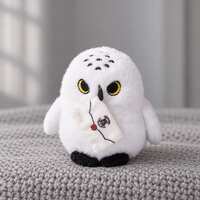 White Owl Plush - Snowy Owl Stuffed Animal with Letter Accessory
