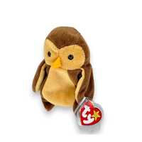 Hoot the Owl | Woodland Watcher | Mint Heart Tag TY Beanie Baby