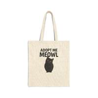 Adopt Me Meowl Tote Bag, Cat Owl Hybrid Meme