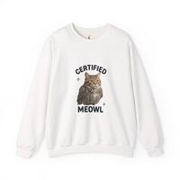 Meowl Cat Owl Hybrid Sweatshirt | Viral Meme Design