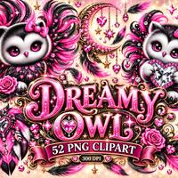 Dreamy Owl 52 (300 DPI) PNG Clipart