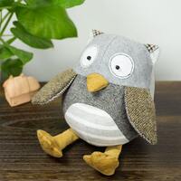 Scrappy Hoot Owl - Stuffed animal Bird sewing pattern & tutorial | softie | stuffie | fabric toy
