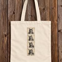 Meowl Cat Owl Hybrid Cotton Canvas Tote Bag | Viral Meme Design
