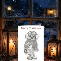 Christmas Card, Owl