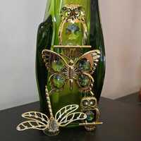 4 Vintage Mascot Crystal Delight Swarovski Crystal Owls Dragonfly and Butterfly Collection – 2