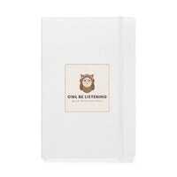 Owl Be Listening Cute Owl Notebook | Hardcover Journal for SLPs, Audiologists and Teachers