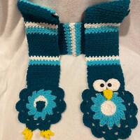 Owl Scarf with Color Choices