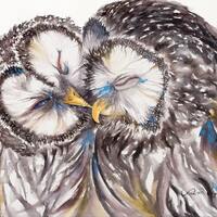 Baby Barred Owls Giclee Prints