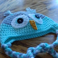 Crochet Owl hat