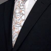Owl Tie – Colorful Mens Owl Necktie, Also Available Extra Long and as a Skinny Tie.