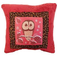 Winter Wonderland Pillow- Red Owl