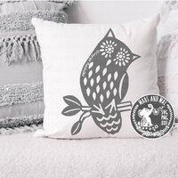 Owl peering SVG PNG DXF digital cutting file/folk style owl/owl design svg/woodland creatures svg/ow
