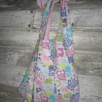 Spring Owl  Reversible Tote Bag... Free Shipping