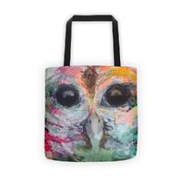 owl, owl gift, Tote bag, canvas bag, owl tote bag, owl tote, animal tote, animal tote bag, forest ow