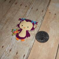Ophelia the Owl Needleminder // Purple Owl Needle Minder // Cross Stitch Minder // Embroidery // Qui