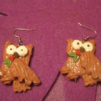RUSTIC OWL Earrings