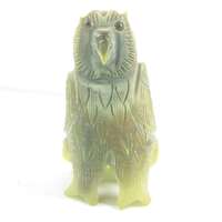 Vintage owl, carved owl, carved bone, horn owl, hand made owl, OOAK owl, hand carved animal