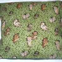 Owls in the Ivy cushion pillow
