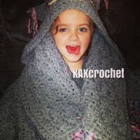 Crocheted Hooded Owl Blanket with Fringe: Custom Colors
