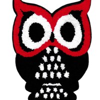 XXL Extra Large 25cm Chenille Owl Patch