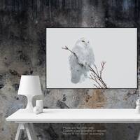Bird Print, Owl Print, Snowy Owl, Bird Art, Large Owl Art, White Owl Wall Decor, Hedwig Metal Print,