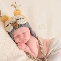 Crochet Baby Hat, Baby Halloween, Baby Owl Hat, Baby Girl Hat, Newborn Owl Hat, Baby Photo Prop, Bab