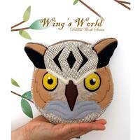 Owl Convertible Bag, Crossbody & Cosmetic Bag, Small Felt Bag, Owl Phone Bag, Two Ways Bag, Mixe