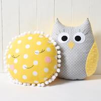 Owl Cushion Kids Pillow Owl Nursery Decor Nursery Decor Kids Room Decor Baby Room Decor Owl Baby Sho