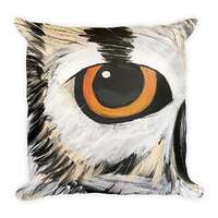 Owl Pillow, Owl Eye Pillow, Decorative Pillow, Home Decor